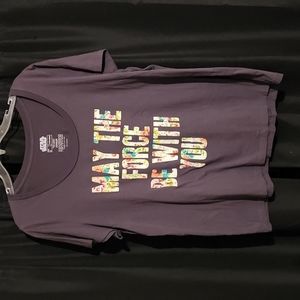 Star Wars dark Grey May The Force Be With You tshirt.